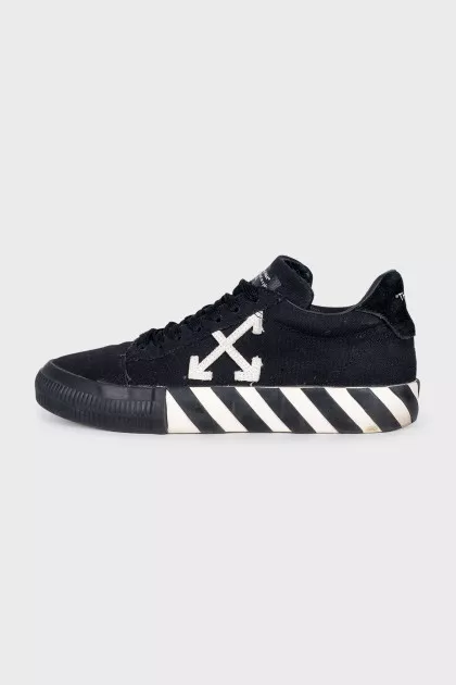 Черные кеды Low Vulcanized