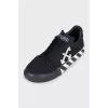Черные кеды Low Vulcanized