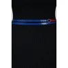 Red-blue two-turn belt