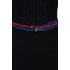 Red-blue two-turn belt