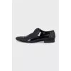 Men's patent leather shoes