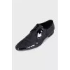 Men's patent leather shoes
