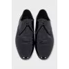 Men's patent leather shoes
