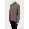 Oversized wool sweater with tag