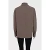 Oversized wool sweater with tag