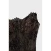 Corset top with lace