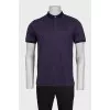 Men's purple polo shirt
