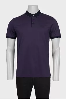 Men's purple polo shirt
