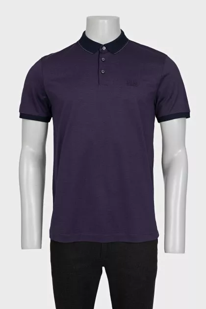Men's purple polo shirt