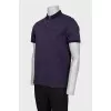 Men's purple polo shirt