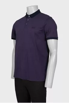 Men's purple polo shirt