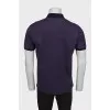 Men's purple polo shirt