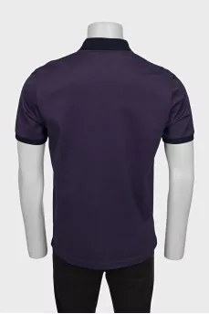 Men's purple polo shirt
