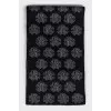 Printed wool scarf with tag