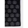 Printed wool scarf with tag