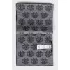 Printed wool scarf with tag