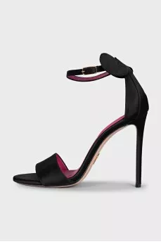 Black Minnie Sandals