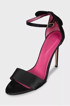 Black Minnie Sandals