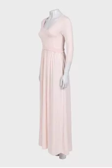 Pink dress with side slits