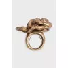 Rose ring with crystal