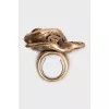 Rose ring with crystal