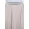 Beige pleated skirt with elastic band