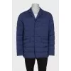Men's straight-cut button-down jacket