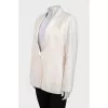 White jacket with pockets