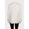 White jacket with pockets