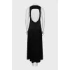 Black dress with a cutout on the back