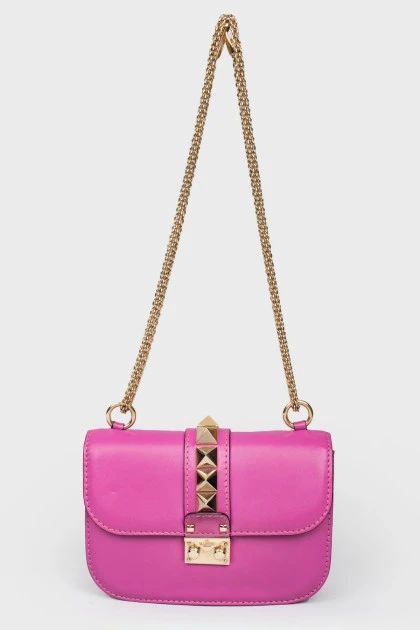 Valentino Сумка на ланцюжку із шипами Glam Lock OR99558376