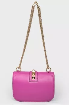 Сумка на цепочке с шипами Glam Lock