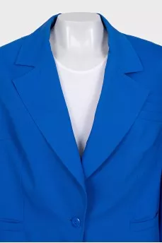 Blue wool jacket