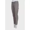 Джинси сірого кольору skinny fit