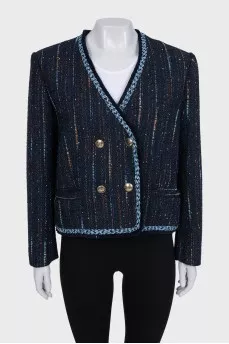Tweed blue jacket
