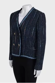 Tweed blue jacket