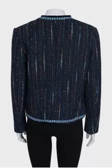Tweed blue jacket