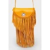 HandbagHudson Sunglasses Case Crossbody Bag w/Fringe