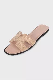 Oran textile flip-flops