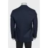 Men's printed cashmere jacket