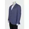 Men's blue jacket with patch pockets