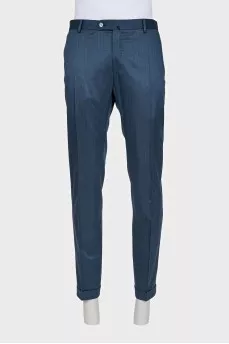 Men's blue suit with trousers