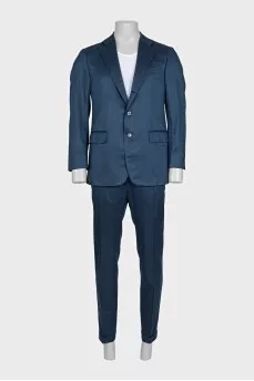 Men's blue suit with trousers