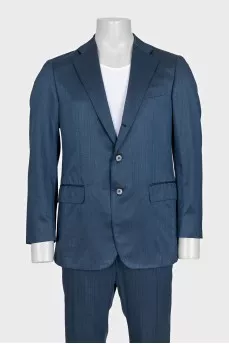 Men's blue suit with trousers