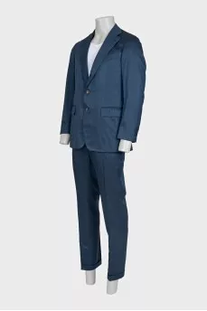 Men's blue suit with trousers