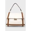 Bag with brown trim