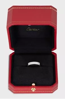 Ring with signature Love embossing