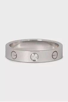 Ring with signature Love embossing