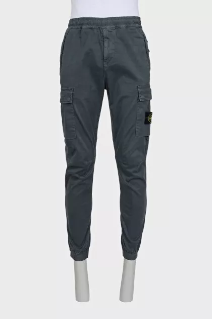 Men's gray cargo pants