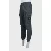 Men's gray cargo pants